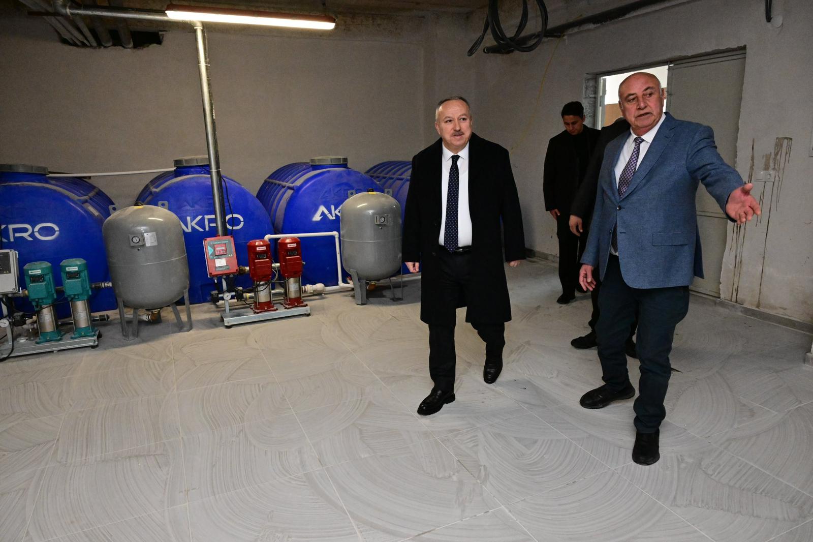 Vali Ali Fidan, Ahmet Yiğitoğlu Turizm MTAL İnşaatını İnceledi